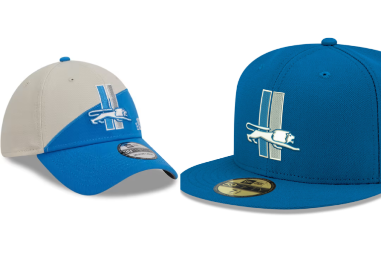 lions flex fit hat retro